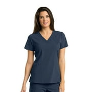 Barco One Women's 4-Pocket Princess Seam V-Neck Scrub Top - 5105