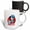 Multicolor, variant on 3drose, Cute Girl, a Bucket of Ice, Cold Refreshing Drink. Cinco De Mayo Gift, 15oz Two-tone Yellow Mug
