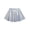 Silver, variant on Girls Flared Skater Skirt Shiny Metallic Elastic Waist Flowy Skorts for Party Holiday Performance Event Kids Skirts 4-5Y