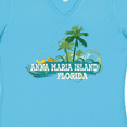 thumbnail image 4 of Inktastic Anna Maria Island Florida Women's V-Neck T-Shirt, 4 of 5