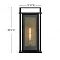thumbnail image 5 of 24025BK Hinkley Lighting Langston - 1 Light Outdoor Large Wall Mount Lantern In Traditional and Transitional Style-22.25 Inches Tall and 10.75 Inches, 5 of 6