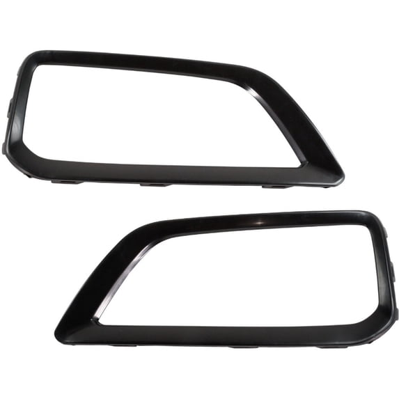Pair Set of 2 Headlight Bezels Driver & Passenger Side Left Right For Kona