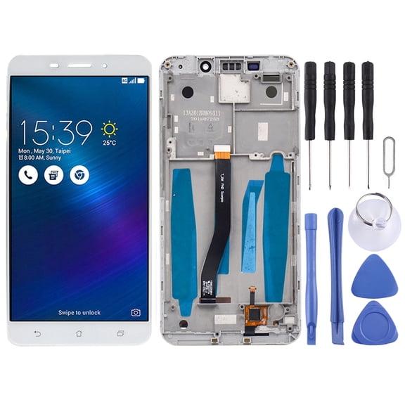 Cellphone Repair Parts  OEM LCD Screen for Asus ZenFone 3 Laser ZC551KL Z01BD Digitizer Full Assembly with Frame