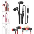 thumbnail image 3 of pitrice 3.5mm Earphone In-ear Headphone Mobile Phone Computer Stereo Headset with Noise Reduction Mic, White, 3 of 9