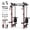 Cheetah 2.0 with 90LBS Weight Stack Each Side-Red, variant on Mikolo Foldable Power Rack Cage,1500lbs Capacity Wall Mounted Squat Rack with independent pulley system, Space Saving Home Gym Equipment with 5 Adjustable Angles