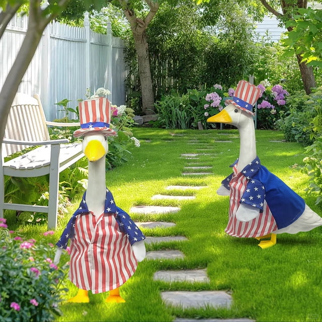 CaiYueKe Independence Day Flag Patriotic Yard Decorations Outdoor Festival Garden Set American USA July 4th Party Supplies Patriotic Decor Home Holiday Celebration Decorative Sculpture