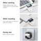 thumbnail image 4 of JShteea Base Carga Reloj Con Cargador Inalámbrico USB + Tipo C para Apple Watch Series 7 6 5 4, 4 of 9