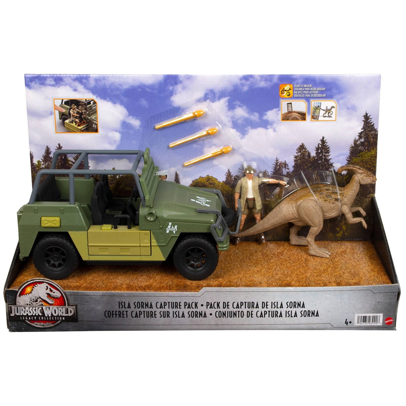 Jurassic World Legacy Collection Isla Sorna Capture Pack Action Figure Set