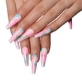 thumbnail image 1 of ruzhgo Faux Ongles Longueur Cercueil Résistants aux Rayures Ongles à Presser Amovibles Bout d'Ongle Ajustable Autocollants de Manucure Filles Type 1 Type 23, 1 of 6
