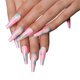 thumbnail image 1 of Seitruly Uñas postizas de ataúd, estilo francés clásico, uñas a presión, cubierta completa, punta de uñas, pegatinas de manicura de viscosidad Arte de uñas tipo 23 Seitruly CE012296-23B, 1 of 6