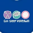thumbnail image 4 of Inktastic Volleyball Player Team Coach Girls Baby Bib, 4 of 4