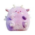 thumbnail image 2 of Adorable almohada de peluche de dinosaurio, juguetes de peluche de peluche, almohada de peluche abrazable Violeta, 2 of 9