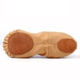 thumbnail image 4 of 1 par de zapatos de baile para niñas, zapatos de ballet de suela blanda, zapatos de práctica de baile de ballet, zapatos de yoga (marrón claro, tamaño 37, 22,5 cm, 5,5 EE., 4 of 6