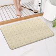 thumbnail image 4 of Beige Celestial Pattern Bathroom Rugs Mat,Non Slip Microfiber Bathroom Rug,Rubber Backing,Soft Bathroom Mats for Bathroom Floor,Tub and Shower,17x27in(43x68cm), 4 of 5