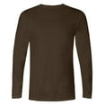 thumbnail image 5 of Long Sleeve Shirts for Men Cross Printed Crew Neck Pullover Loose Fit Casual Tops Athletic Trendy Loungewear Workout Basic Sweatshirts Lightweight T-Shirt Outfits, 5 of 5