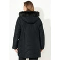 thumbnail image 2 of Catherines Women's Plus Size Faux Fur Hood Puffer Coat, 2 of 4