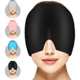 thumbnail image 1 of Capuchon de Gel pour Migraine, Pack Chaud Réutilisable à 180°, Noir, 1 of 5