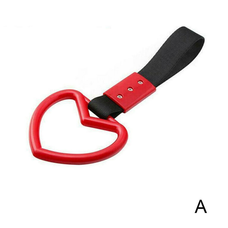 Universal Heart Shape Car Interior Pull Ring Hand Straps Car Tow