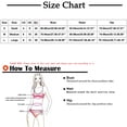 thumbnail image 3 of Lilgiuy Women's Solid Set Swimsuit One-Piece Filled Bra Swimwear Beachwear,Purple,8 Winter Clothes for 2022, 3 of 5