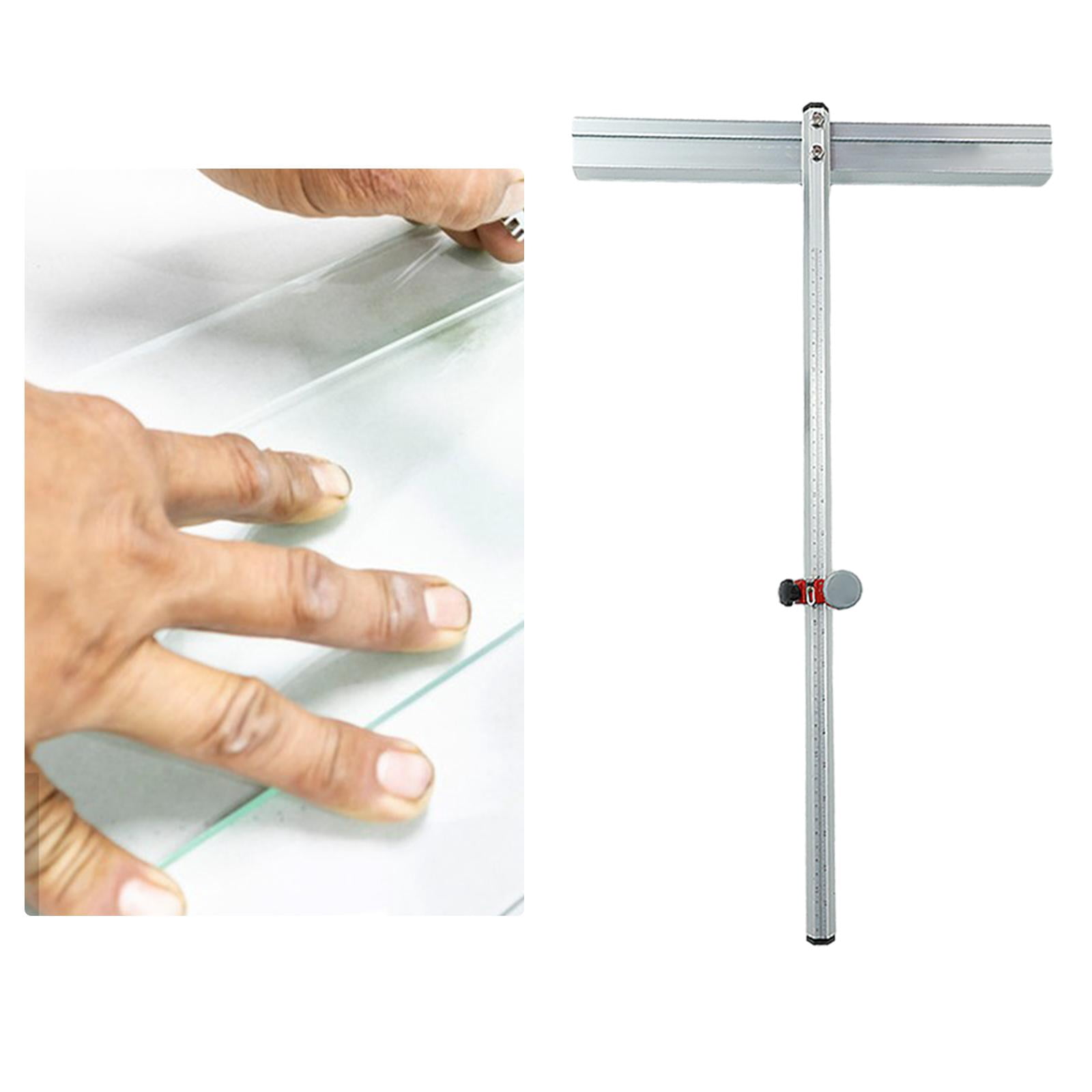 Milageto Tile Cutter Glass Cutting Tool Ceramic Cutter Ergonomic Glass Tile Cutter Automatic Oil Feed Metal Alloy Suitable for DIY Projects Home silver