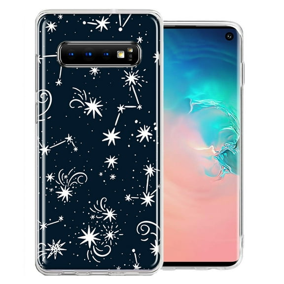 MUNDAZE For Samsung Galaxy S10 Plus Stargazing Design Double Layer Phone Case Cover