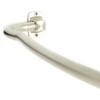 Elegant Home Fashions Adjustable Curved Shower Rod, Satin Nickel