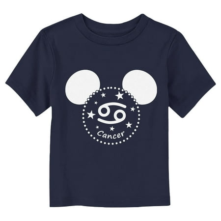 

Toddler s Mickey & Friends Cancer Graphic Tee Navy Blue 5T
