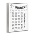 thumbnail image 2 of Stupell Industries Cottage Laundry Symbols with Ribbon Accent Gray Framed Giclee Art, 16 x 20, by Lettered and Lined, 2 of 7
