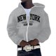 thumbnail image 1 of Gibobby Sudadera cierre hombre Sudadera con Capucha y Cierre Sudadera con Capucha para Hombre(Gris,CH), 1 of 4