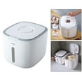 thumbnail image 4 of Rongfmy Moisture Rice Storage Box Nano Bucket for Kitchen Container - Gray 10kg,, 4 of 7