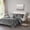 Grey#1, variant on Twin Size Bed In A Bag, Twin/Twin XL Ombre Shaggy Faux Fur Comforter Set, Multicolor Cotton Bedding Set,Polyester Bed Sheet Set, Household Supplies & Décor Bedding Bedding Sets