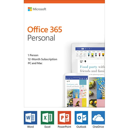 Microsoft Office 365 Personal | 12-month subscription, 1 person, PC/Mac Key (Microsoft Word For Mac Best Price)
