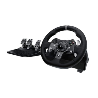 Logitech Steering Wheel, Force Feedback Racing Pedals, Sensor