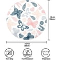 thumbnail image 3 of GZHJMY Colorful Butterfly Round Placemats, 4 Pack Table Mats for Kitchen Washable Non-Slip Place Mats Heat Resistant Place Mats for Kitchen Dining Table Decoration, 3 of 6