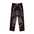 thumbnail image 6 of Daiia Spider with Skull Men's Sleep Pant with Pockets and Drawstring,Pajama Pants-Large, 6 of 9
