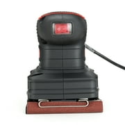 Hyper Tough 2 Amp Corded 1/4 Sheet Palm Sander with Dust Bag, Vacuum Hose Adapter, Punch Plate & 3 Sanding Sheets, New Condition