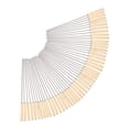 thumbnail image 1 of S SERENABLE 50 Pcs Brochettes Barbecue Ensemble de Brochettes pour Légumes Crevettes Fruits de Mer Rond, 1 of 9