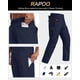 thumbnail image 5 of Pantalones de senderismo Rapoo para hombre impermeables, ligeros, de secado rápido, azul marino, 5 of 6