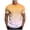 Orange, variant on hoksml Men's Ombre Graphic T Shirts Short Sleeve Crew Neck Casual Tees for Summer