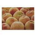 thumbnail image 1 of Peach Cutting Board, Close up Photo of Newly Picked Nutritious Fruit in a Market Fuzzy Skin Taste, Decorative Tempered Glass Cutting and Serving Board, Small Size, Orange Yellow, by Ambesonne, 1 of 1