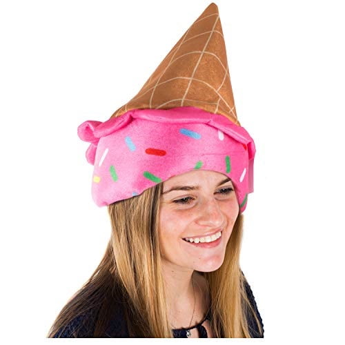 tigerdoe ice cream party hat ice cream cone costume novelty hats