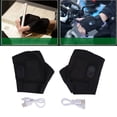thumbnail image 4 of Rechargeable Heated Gloves, Heated Gloves Intelligent Heating Half Finger Design  For Hiking, 4 of 8