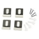thumbnail image 3 of Juego de Clips para colgar espejos, Clips de retención pesados, Clip de fijación de espejo multiusos, resistente con accesorios para montaje en pared, Inoxidable, 3 of 9