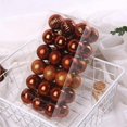 thumbnail image 1 of TINKER 36pcs Christmas Ball Ornaments  Shatterproof  Tree Balls Decorations  Hanging Tree Ornament Set Gold, 1 of 9