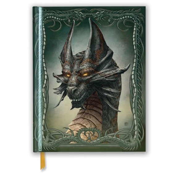 Pre-Owned Kerem Beyit: Black Dragon (Blank Sketch Book) (Hardcover) by Flame Tree Studio (Creator)