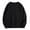 A-Black125, variant on Men'S Casual Solid Color Sweatshirt Round Neck Simple Loose Fit Basic Long Sleeve Stylish Pullover Street Style 2025 Autumn Comfort Breathable Tops