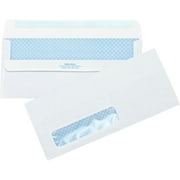 Angle View: Business Source, BSN42207, No.10 Standard Window Invoice Envelopes, 500 Per Box, White