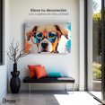 thumbnail image 4 of Cuadro Decorativo Canvas Perro Con Lentes 90x60 Canvas Revolution, 4 of 4