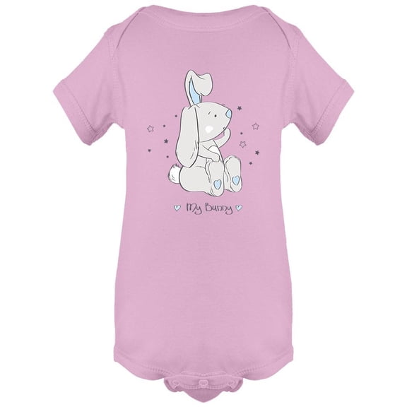 Cute Little Bunny Sitting Bodysuit Infant -Image by Shutterstock, 6 Months