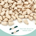 thumbnail image 6 of 200Pcs Teardrop Wood Beads 4mm Hole Natural Unfinished Wooden Beads Large Hole Wood Spacer Beads, 6 of 9